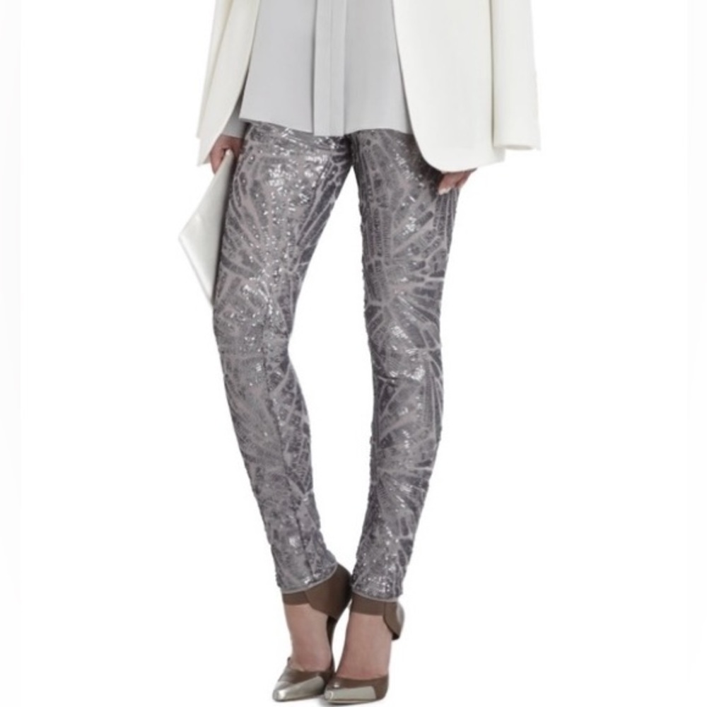 NWT BCBGMAXAZRIA “Selby” Sequins Leggings